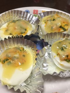ちょっとアレンジ ゆで卵-レシピのメイン写真