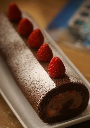 チョコロールケーキ-レシピのメイン写真