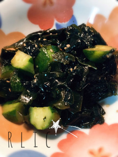 わかめときゅうり❁にんにく醤油和え-レシピのメイン写真