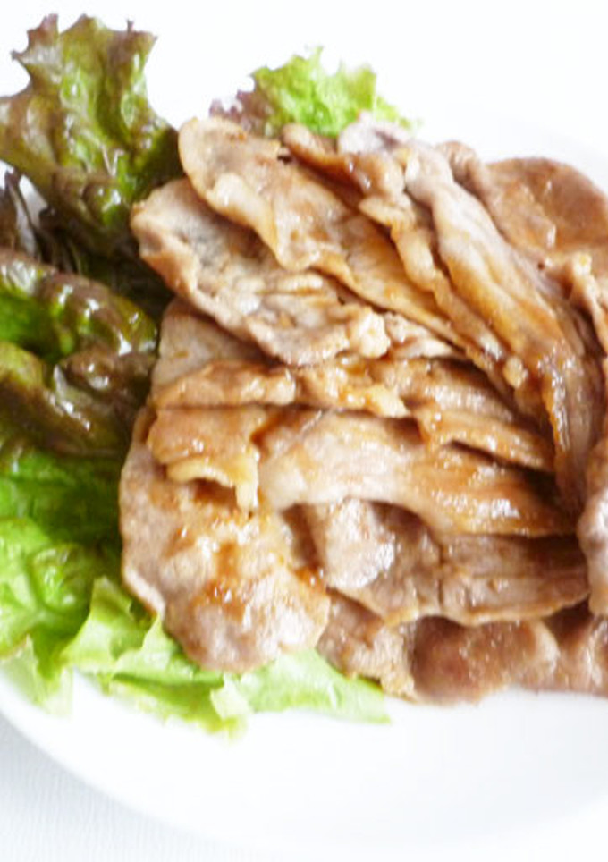 薄切り肉で作る　豚の生姜焼き-レシピのメイン写真