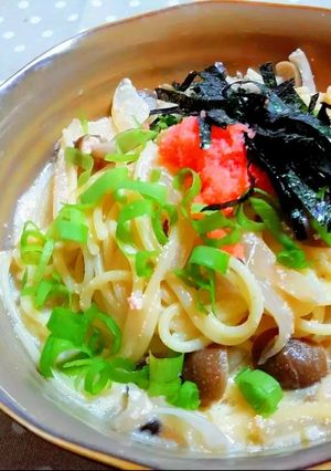 タラコと昆布茶の旨旨スパゲッティ-レシピのメイン写真