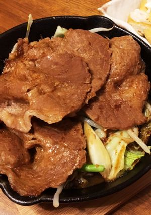 スキレットしょうが焼き-レシピのメイン写真