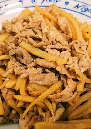 豚肉と筍炒め☆お弁当や作り置きに♪-レシピのメイン写真