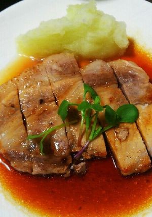 大根おろしでさっぱり♪豚ロースステーキ-レシピのメイン写真