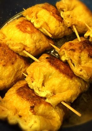 もやし納豆と卵の煮込み巾着!-レシピのメイン写真