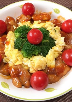 鶏もも肉のオイマヨ炒め!(^^)!-レシピのメイン写真