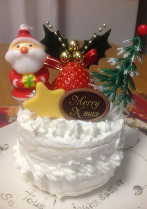 簡単離乳食モグモグ期のクリスマスケーキ-レシピのメイン写真