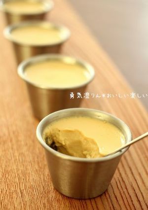 ほうじ茶はちみつプリン-レシピのメイン写真