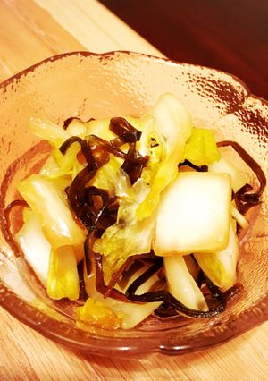 余った白菜で♡簡単!白菜の塩昆布漬け♡-レシピのメイン写真