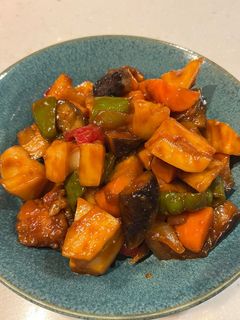 揚げない!鶏肉と野菜の黒酢あんかけ-レシピのメイン写真