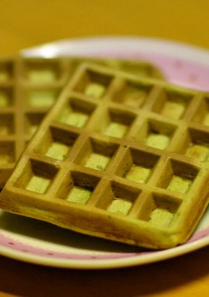 抹茶アメリカンワッフル-レシピのメイン写真