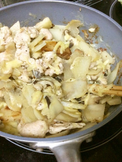 ジャガイモと鶏胸肉のチーズ炒め-レシピのメイン写真