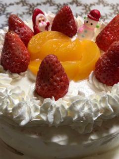 簡単!クリスマスケーキ-レシピのメイン写真