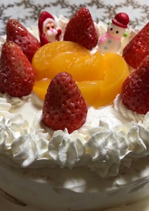 簡単！クリスマスケーキ-レシピのメイン写真
