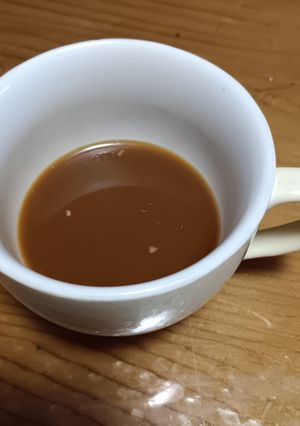 ピーナッツバターのカスをコーヒーと混ぜたやつ-レシピのメイン写真