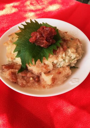 梅みぞれ豆腐バーグ-レシピのメイン写真