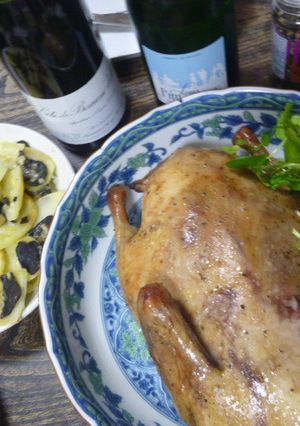 ローストダック（合鴨丸鳥を焼いてみる）-レシピのメイン写真