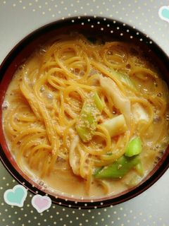 和風スープパスタ-レシピのメイン写真