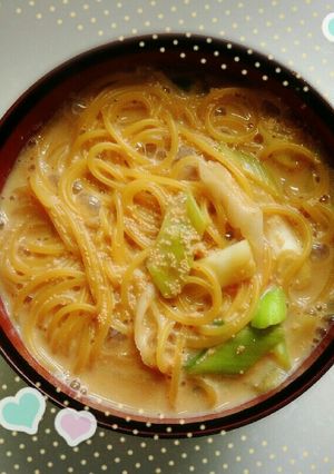 和風スープパスタ-レシピのメイン写真
