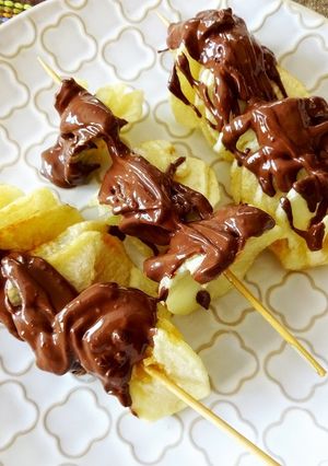 くるりんカッター】トルネードポテトチョコ-レシピのメイン写真
