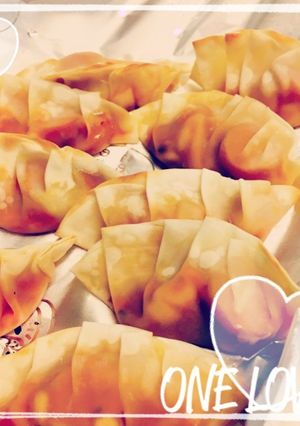 餃子の皮で簡単☆包みピザ☆子供にも☆-レシピのメイン写真