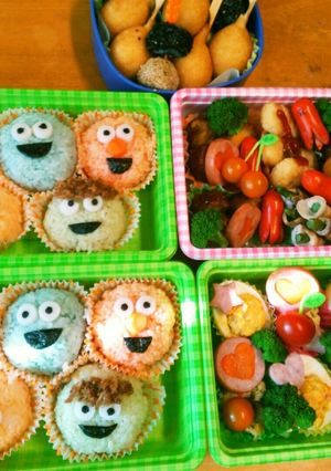 運動会 セサミストリート お弁当-レシピのメイン写真
