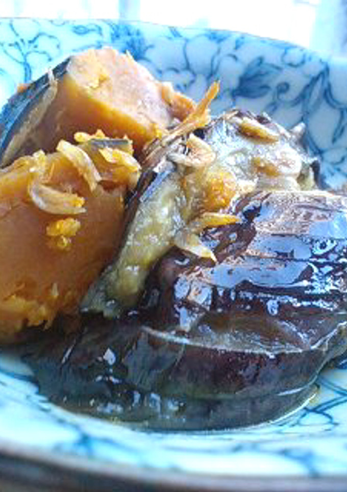 なすとかぼちゃの揚げ煮-レシピのメイン写真
