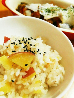 バター香るさつまいもごはん-レシピのメイン写真