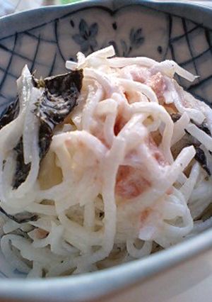 大根の海苔&梅サラダ-レシピのメイン写真