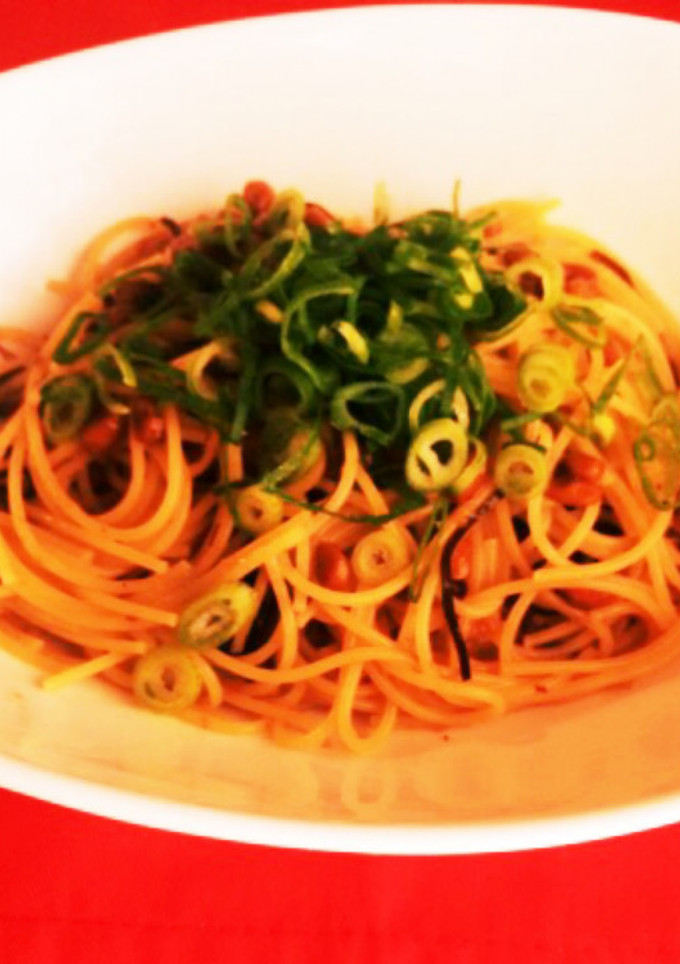 簡単混ぜるだけ！ゆず胡椒納豆パスタ-レシピのメイン写真
