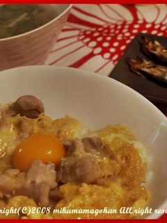 タマゴふわふわ親子丼-レシピのメイン写真