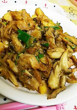 鶏軟骨と舞茸の塩麹炒め-レシピのメイン写真