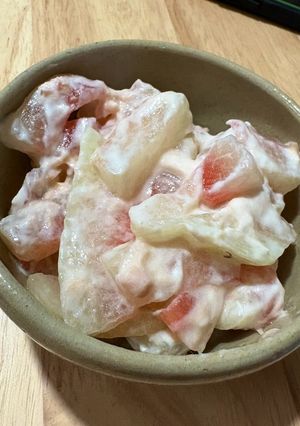 スイカの皮でツナサラダ-レシピのメイン写真