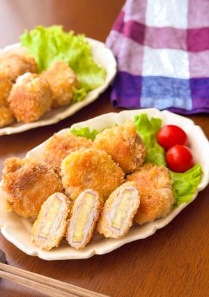 さつまいもの肉巻きフライ-レシピのメイン写真