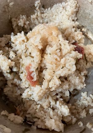 梅　塩昆布　シーチキンの炊き込みご飯-レシピのメイン写真