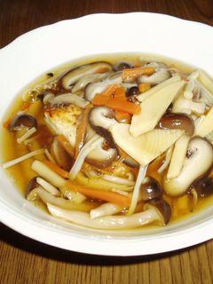 豆腐のきのこあんかけ-レシピのメイン写真