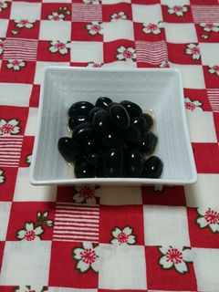 黒豆煮♪甘さ控えめ(煮ない)煮豆-レシピのメイン写真