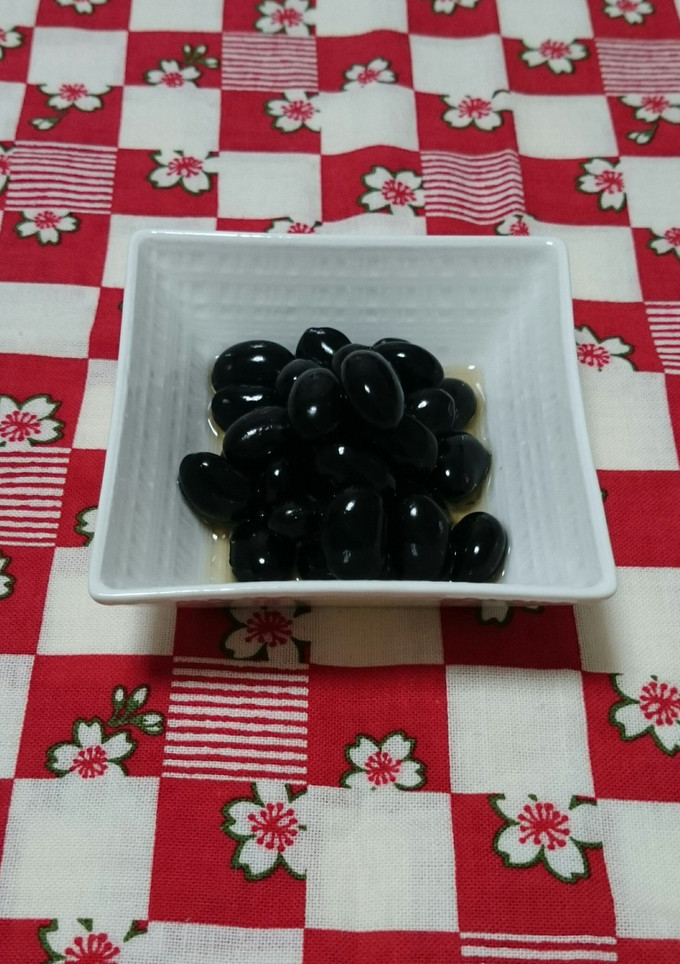 黒豆煮♪甘さ控えめ(煮ない)煮豆-レシピのメイン写真