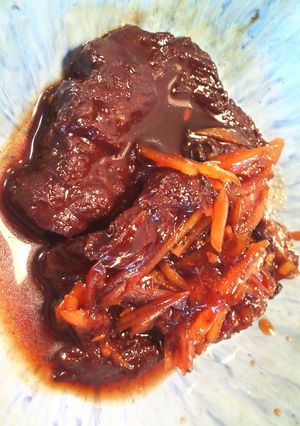 鯨肉の✨しぐれ煮-レシピのメイン写真