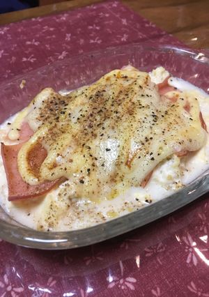豆腐とハムの糖質オフグラタン♪-レシピのメイン写真