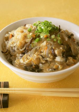 和風はるさめあんかけ丼-レシピのメイン写真