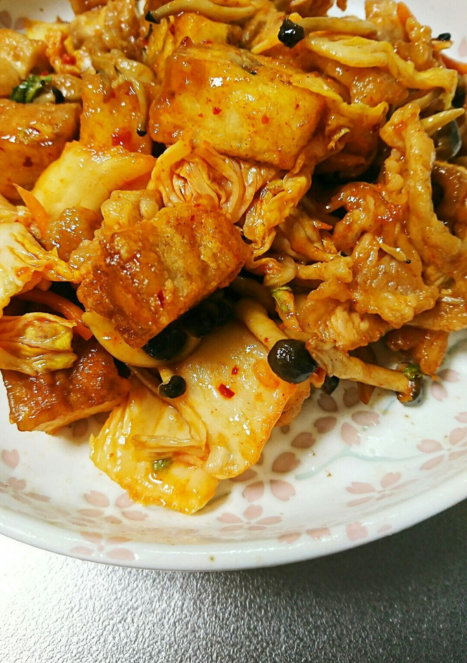 豚肉と厚揚げのキムチ炒め♪-レシピのメイン写真