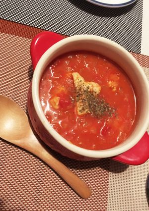 チキンのトマト煮込み-レシピのメイン写真
