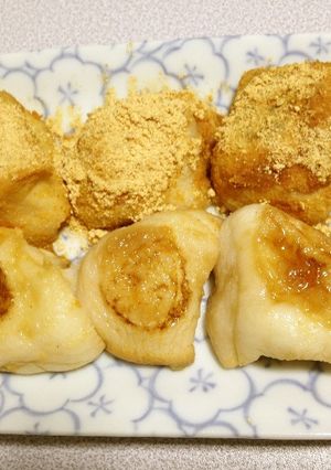 簡単！もち麩できなこ＆みたらし団子♪-レシピのメイン写真