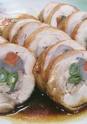 ☆話題入り感謝☆ 鶏もも肉の八幡巻き-レシピのメイン写真