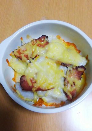 里芋と焼豚のチーズ焼-レシピのメイン写真