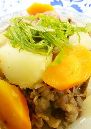さっぱり梅肉味のホクホク肉じゃが♪-レシピのメイン写真