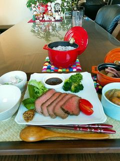 ストウブでローストビーフ-レシピのメイン写真