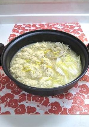 ゆず香る鶏団子鍋-レシピのメイン写真
