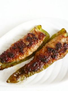 土佐甘とうの肉詰め-レシピのメイン写真